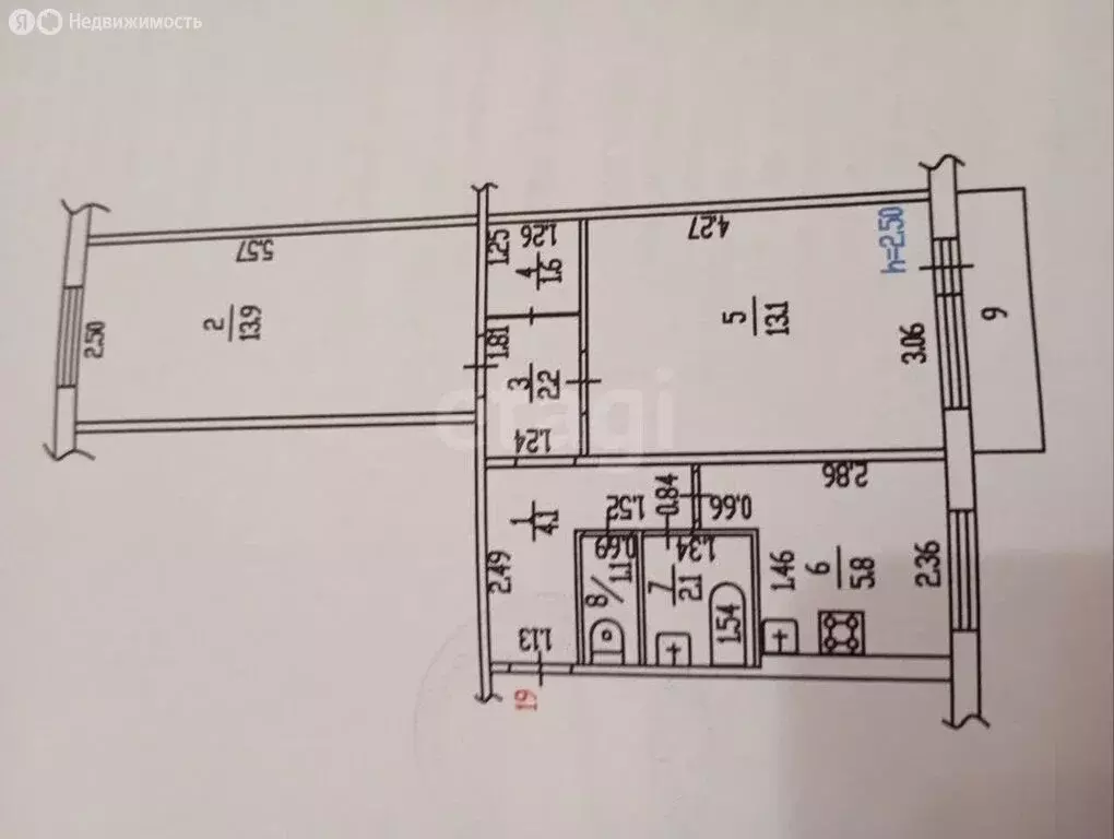 2-комнатная квартира: Барнаул, улица Чудненко, 15 (43 м) - Фото 1