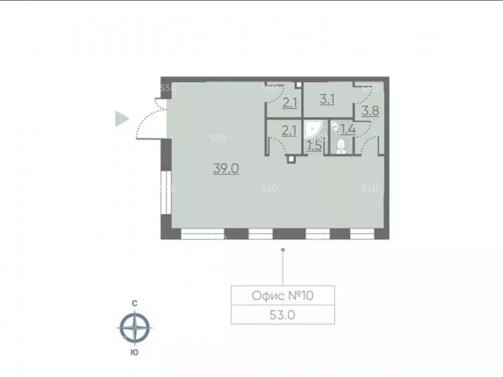 Торговая площадь в Москва Производственная ул., вл15 (53 м) - Фото 2