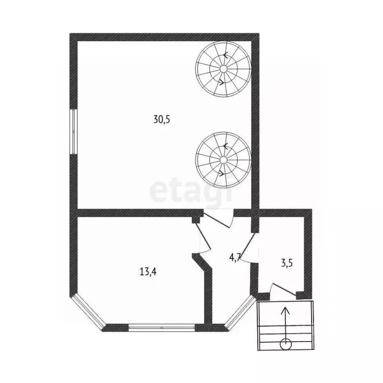 Дом в Ставропольский край, Ставрополь Спокойная ул., 2А (125 м) - Фото 2