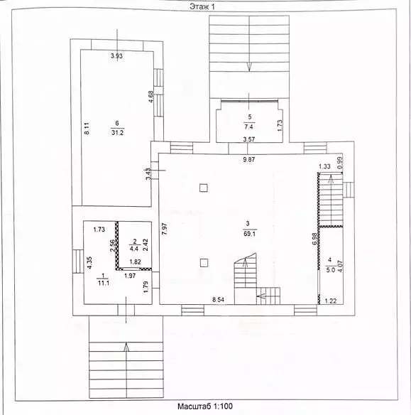 Коттедж в Омская область, Омск Бийская ул., 6 (410 м) - Фото 1