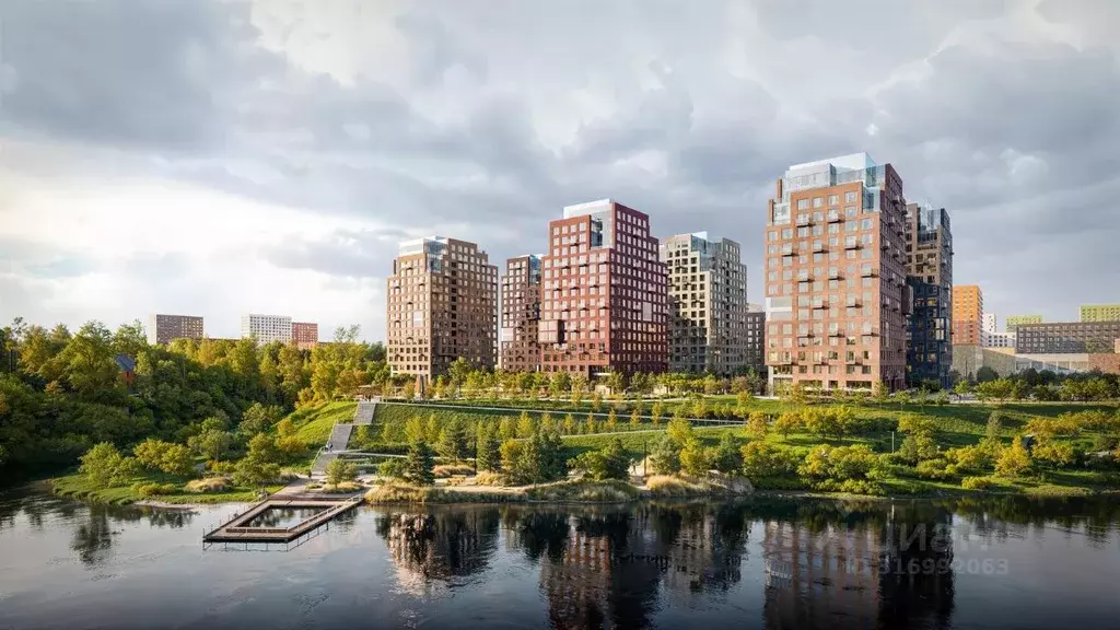 2-к кв. Москва Бунинская Набережная жилой комплекс (51.3 м) - Фото 1