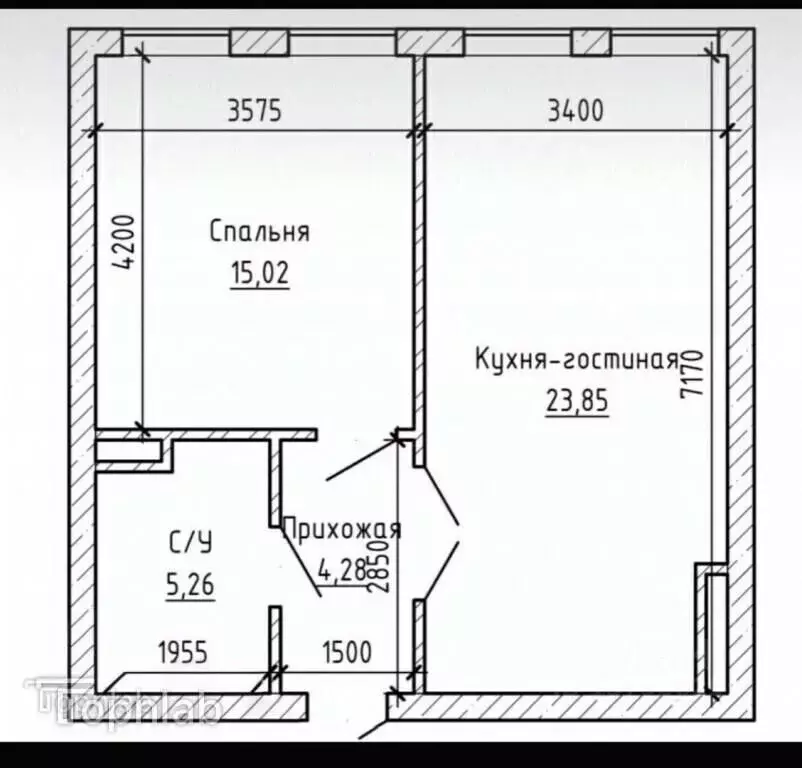 1-к кв. Кабардино-Балкария, Нальчик ул. Героя России Т.М. Тамазова ... - Фото 2