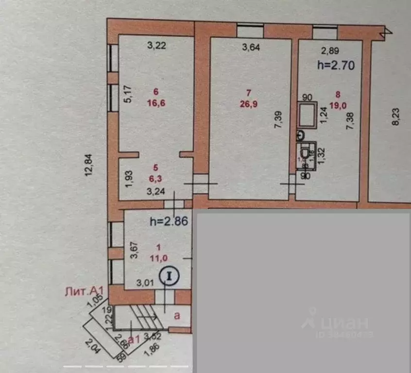 Офис в Марий Эл, Йошкар-Ола ул. Рябинина, 23 (70 м) - Фото 1