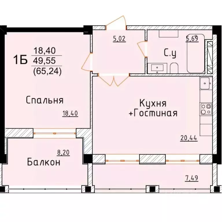 1-к кв. Дагестан, Дербент ул. Графа Воронцова, 80 (65.24 м) - Фото 0