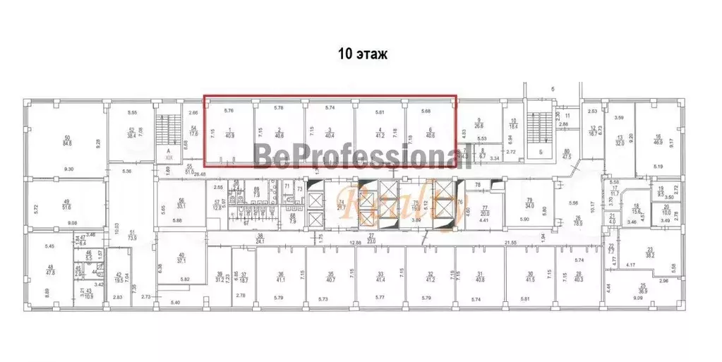 Офисный блок 203 м2 в БЦ на Семеновской - Фото 0