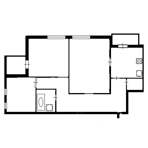 3-к кв. Новосибирская область, Новосибирск ул. Краузе, 21/1 (70.0 м) - Фото 1