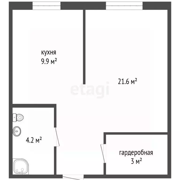 1-к кв. Челябинская область, Озерск бул. Гайдара, 7 (38.7 м) - Фото 2