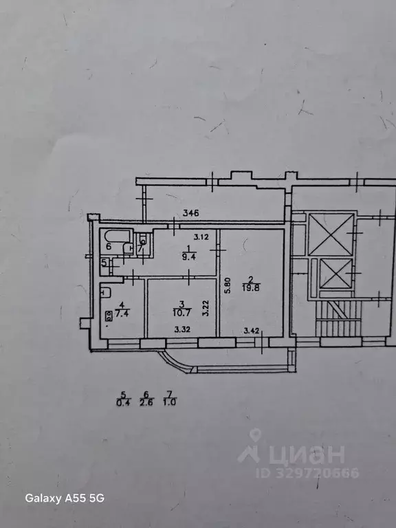 2-к кв. Санкт-Петербург ул. Кораблестроителей, 35Б (51.3 м) - Фото 1