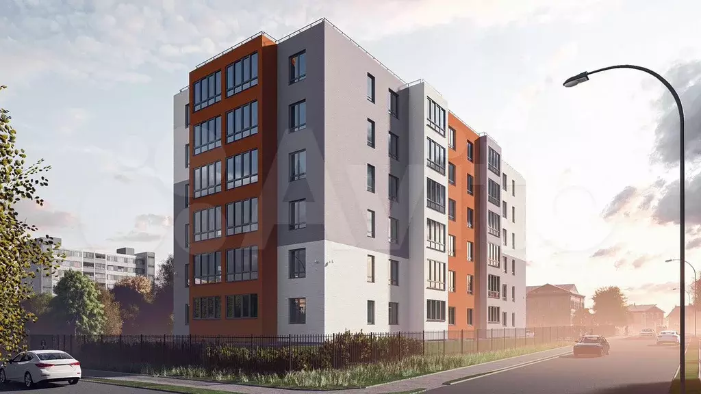 2-к. квартира, 58,9 м, 5/6 эт. - Фото 0