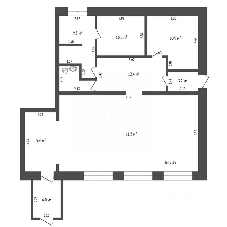 Помещение свободного назначения в Тюменская область, Тюмень ул. ... - Фото 2