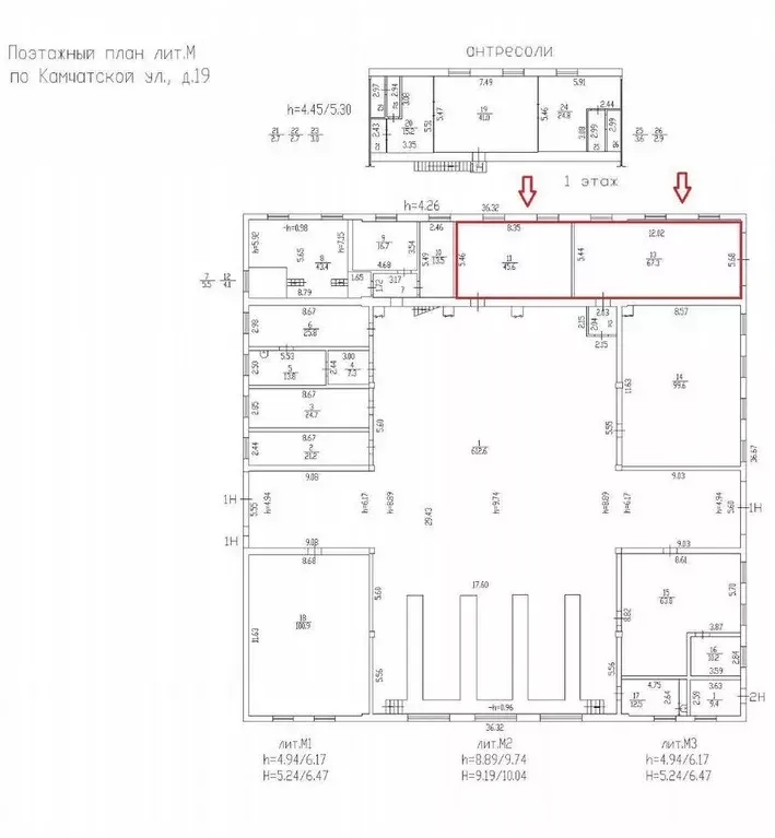 Помещение свободного назначения в Санкт-Петербург Камчатская ул., 19М ... - Фото 2