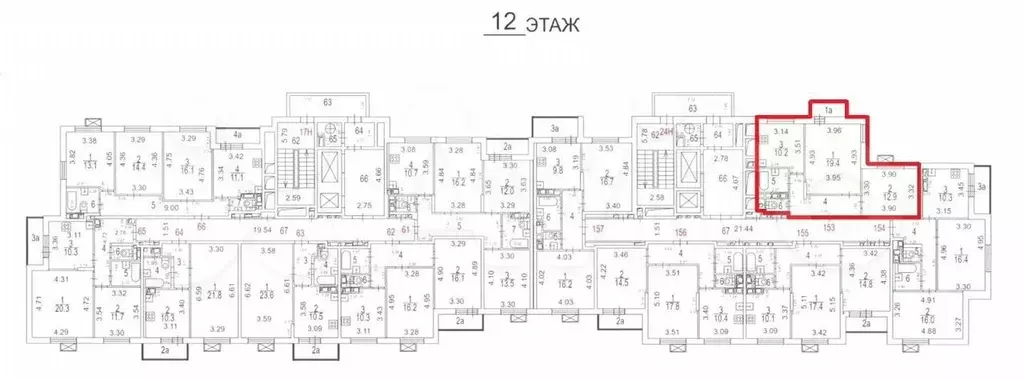 Аукцион: 2-к. квартира, 56,2 м, 12/16 эт. - Фото 1