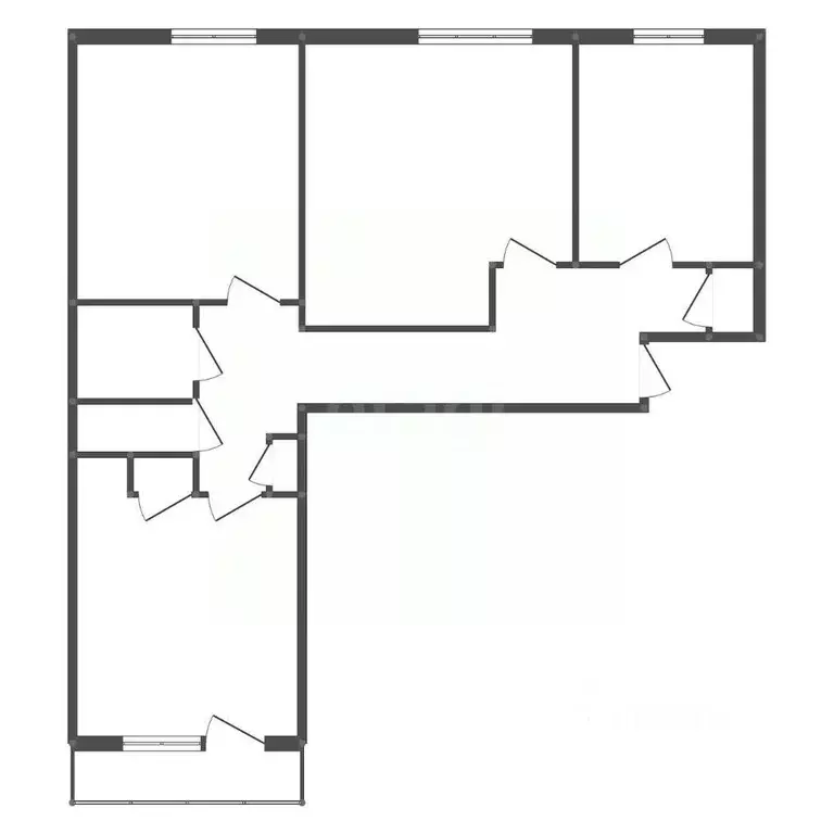 3-к кв. Амурская область, Свободный ул. Мухина, 44 (64.1 м) - Фото 1