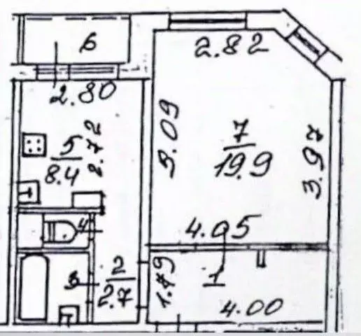 2-к кв. Московская область, Одинцово ул. Чистяковой, 76 (42.3 м) - Фото 2