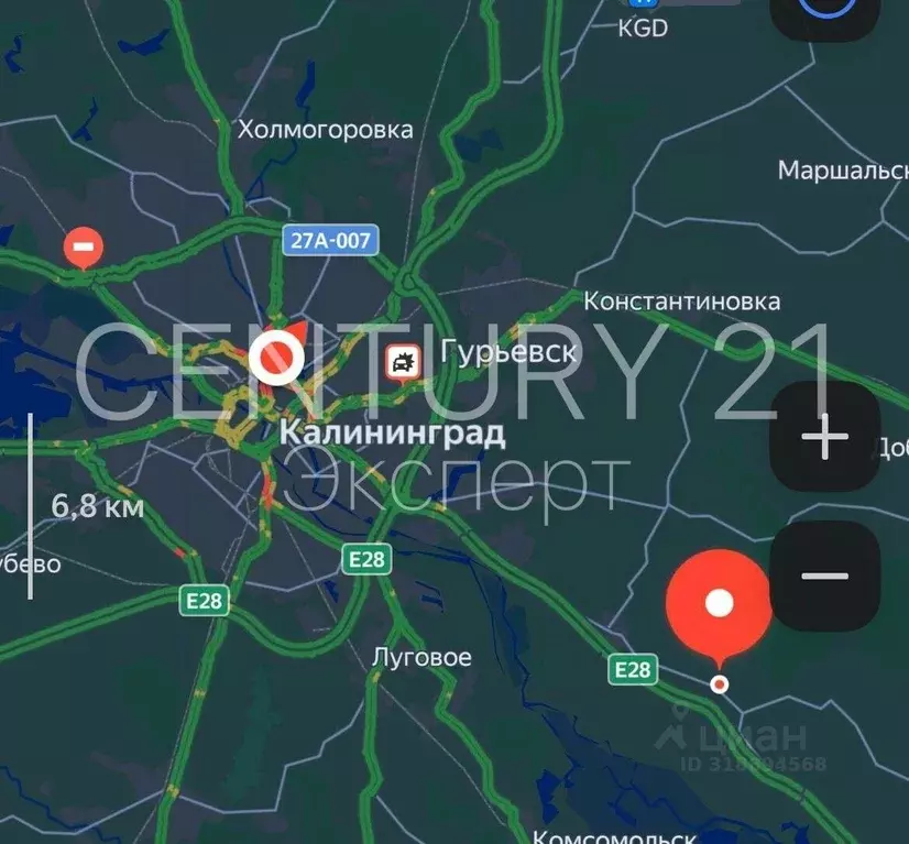 Участок в Калининградская область, Гурьевский муниципальный округ, ... - Фото 1