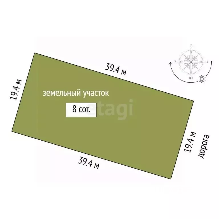 Участок в Тюменская область, Тюменский муниципальный округ, с. Кулига, ... - Фото 1