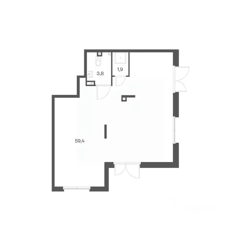 Помещение свободного назначения в Адыгея, Майкоп ул. Некрасова, 303 ... - Фото 2