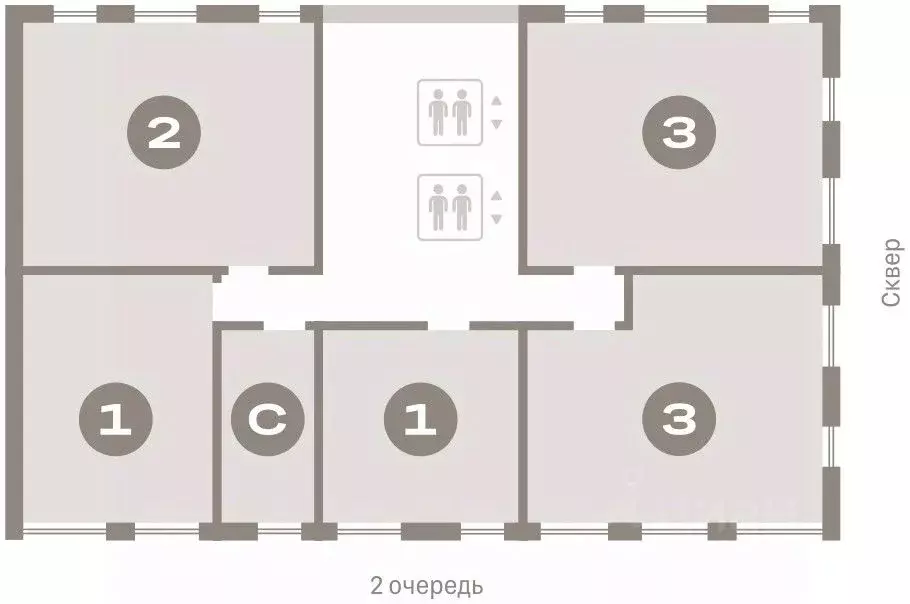 2-к кв. Новосибирская область, Новосибирск ул. Аэропорт, 88 (78.16 м) - Фото 1