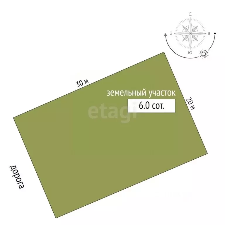 Участок в Крым, Симферополь Петровские Высоты кв-л,  (6.0 сот.) - Фото 1