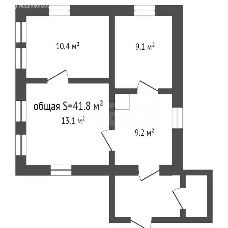Дом в Юрга, Коммунистическая улица (41.8 м) - Фото 1