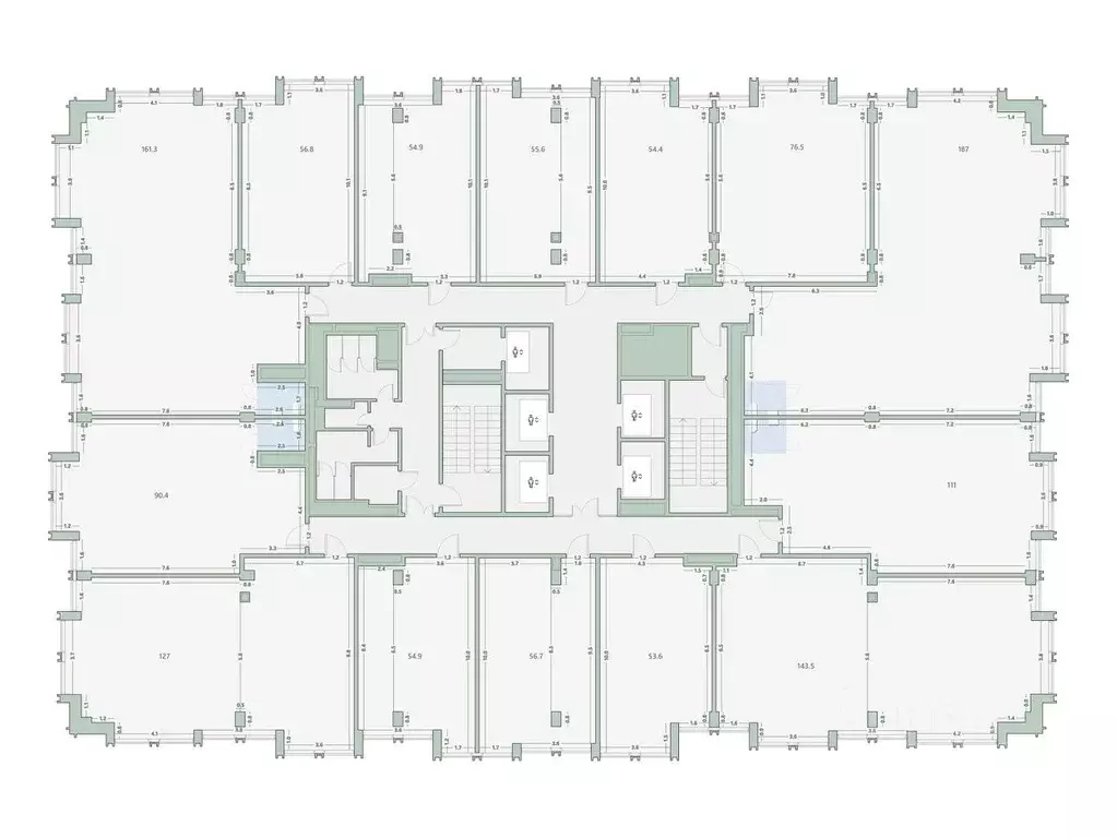 Офис в Москва 1-й Варшавский проезд, 1АС32 (54 м) - Фото 2