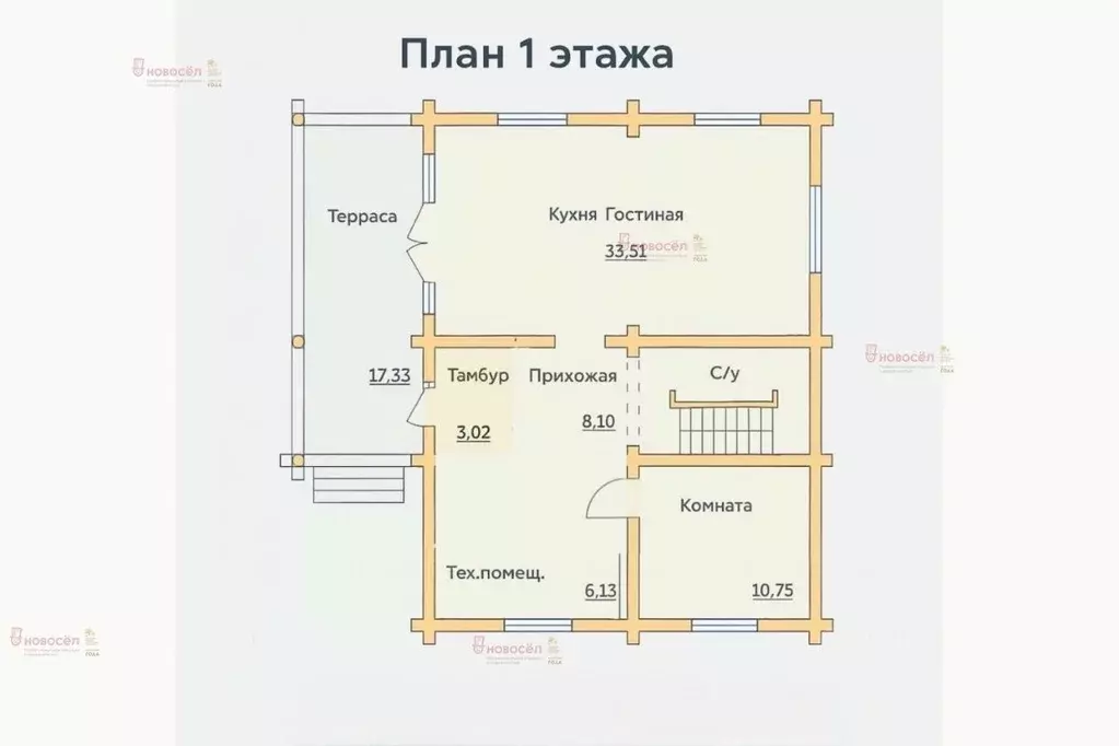 Коттедж в Свердловская область, Екатеринбург Цветмет СНТ, 1 (164 м) - Фото 2