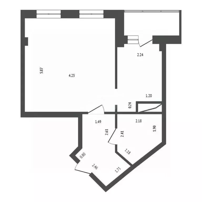 1-к кв. Красноярский край, Красноярск ул. Петра Ломако, 14 (47.4 м) - Фото 1