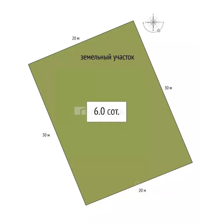Участок в Новосибирская область, Мошковский район, с. Томилово  (6.0 ... - Фото 2
