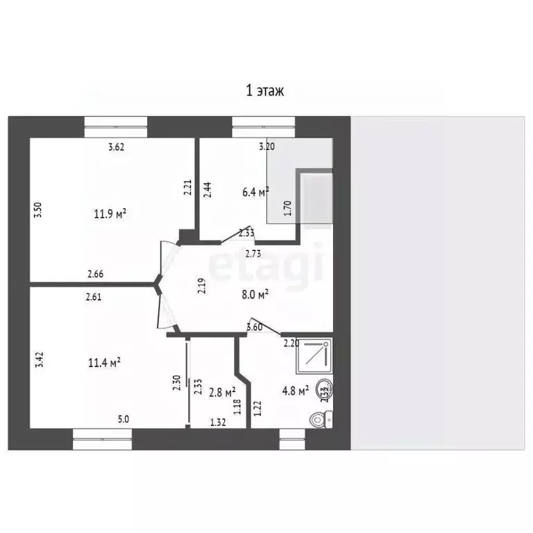 Дом в Алтайский край, Павловский район, с. Павловск ул. Раевского, 50 ... - Фото 2