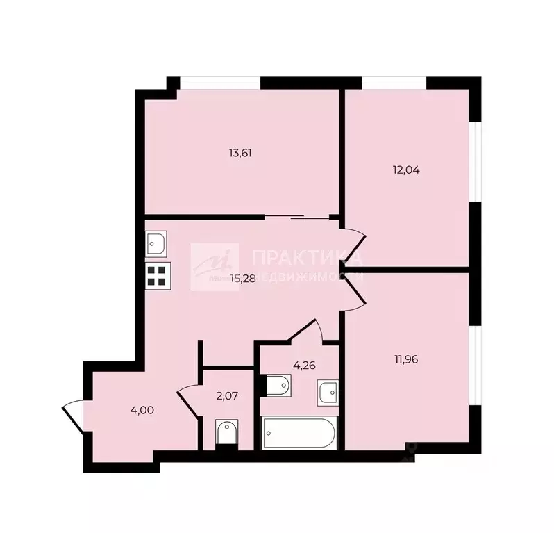 3-к кв. Москва ул. Архитектора Власова, 71к2 (63.7 м) - Фото 2