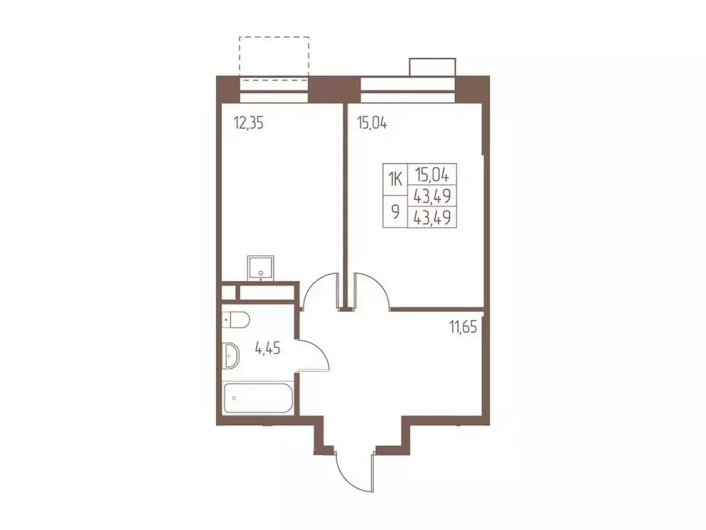 1-к кв. Московская область, Ивантеевка Пушкинский городской округ, ... - Фото 1