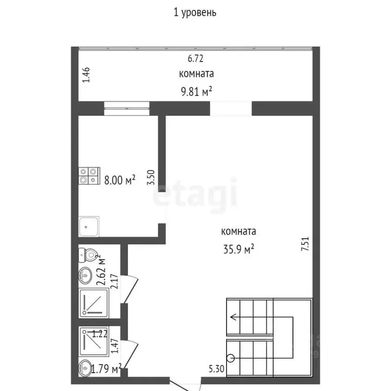 4-к кв. Самарская область, Тольятти ул. Автостроителей, 5 (148.0 м) - Фото 0