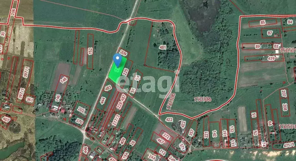 Участок в Калужская область, Перемышльский район, Сильково с/пос, д. ... - Фото 1