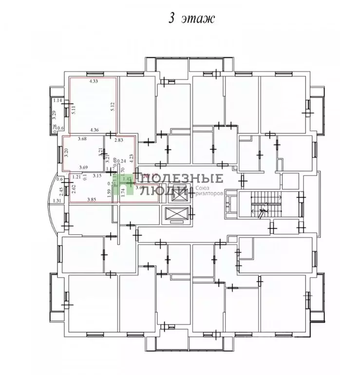 2-к кв. Краснодарский край, Новороссийск ул. Хворостянского, 27 (61.4 ... - Фото 2