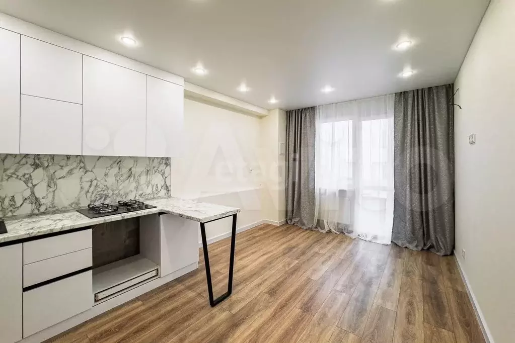 1-к. квартира, 37,1 м, 1/4 эт. - Фото 0