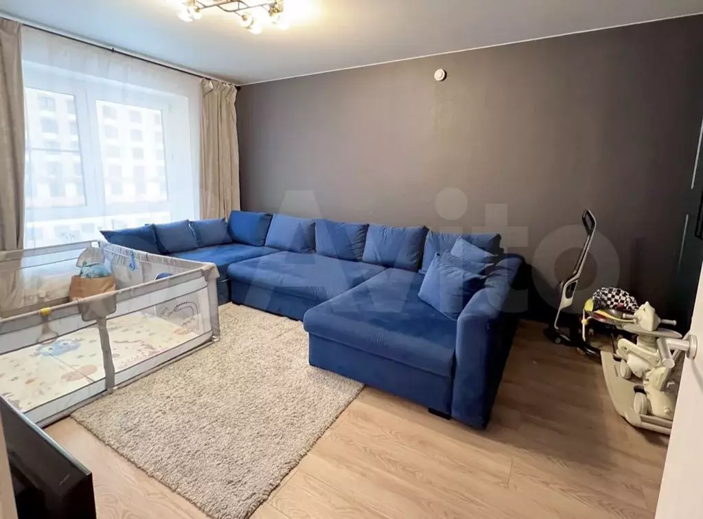2-к. квартира, 60 м, 9/25 эт. - Фото 1