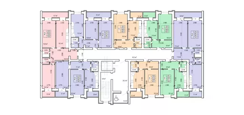 1-к кв. Саратовская область, Энгельс Новобазарная ул., 4 (40.3 м) - Фото 2