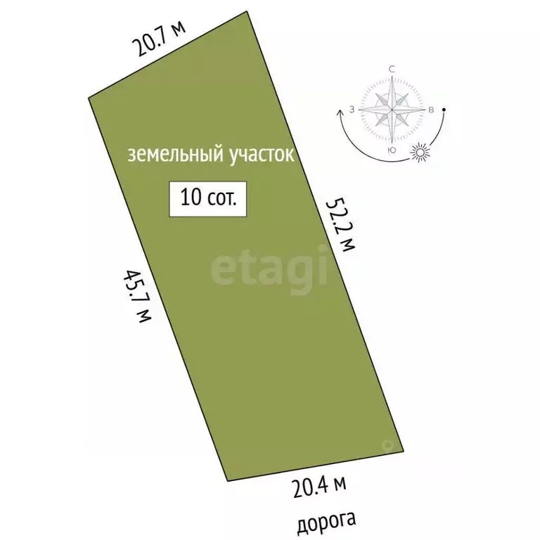 Участок в Тюменская область, Нижнетавдинский муниципальный округ, ... - Фото 2