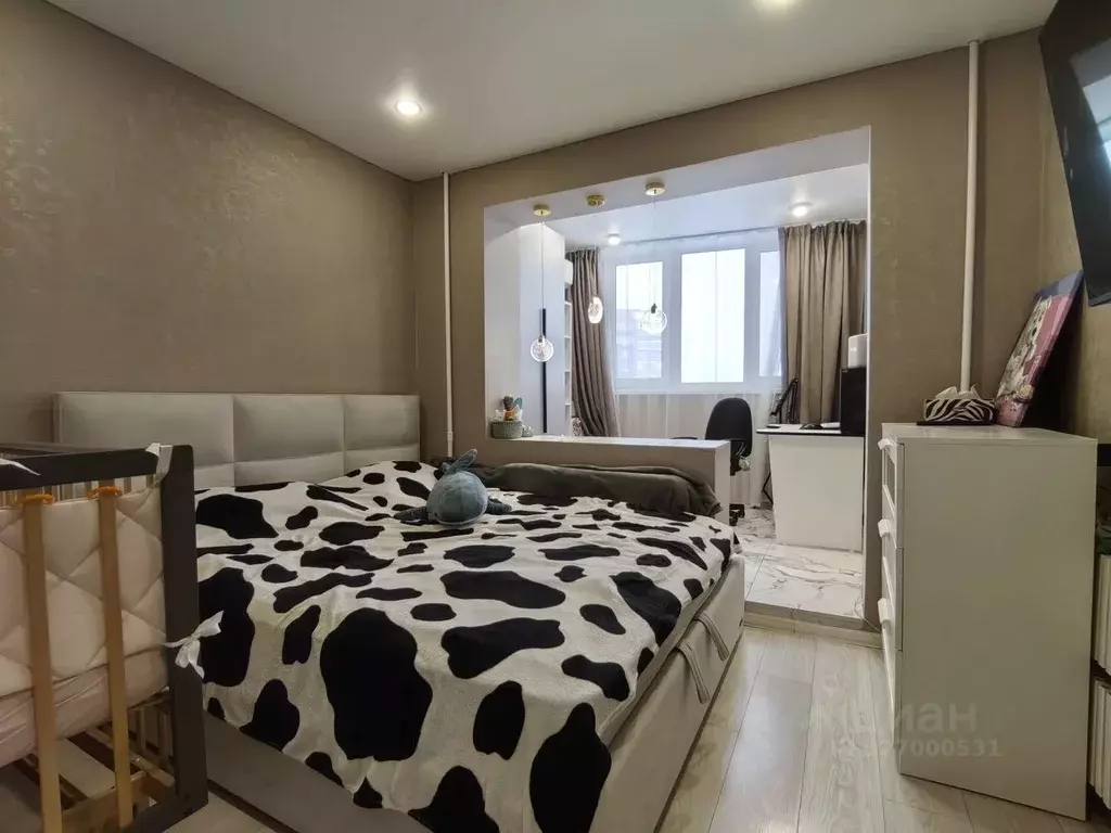 4-к кв. Татарстан, Казань Азино-1 мкр, ул. Закиева, 39 (91.0 м) - Фото 1