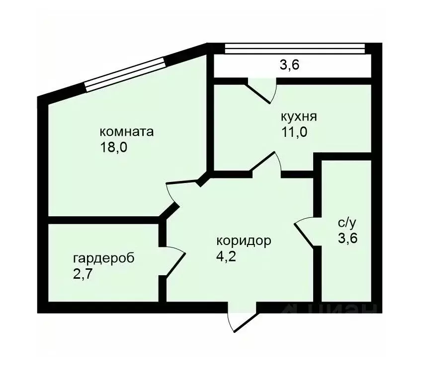 1-к кв. Московская область, Щелково Пролетарский просп., 4к4 (43.0 м) - Фото 1