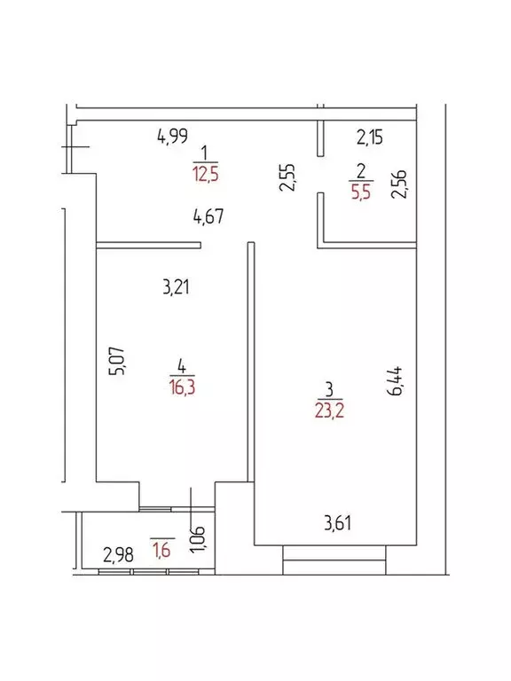 1-комнатная квартира: Оренбург, улица Неплюева, 2 (59 м) - Фото 0