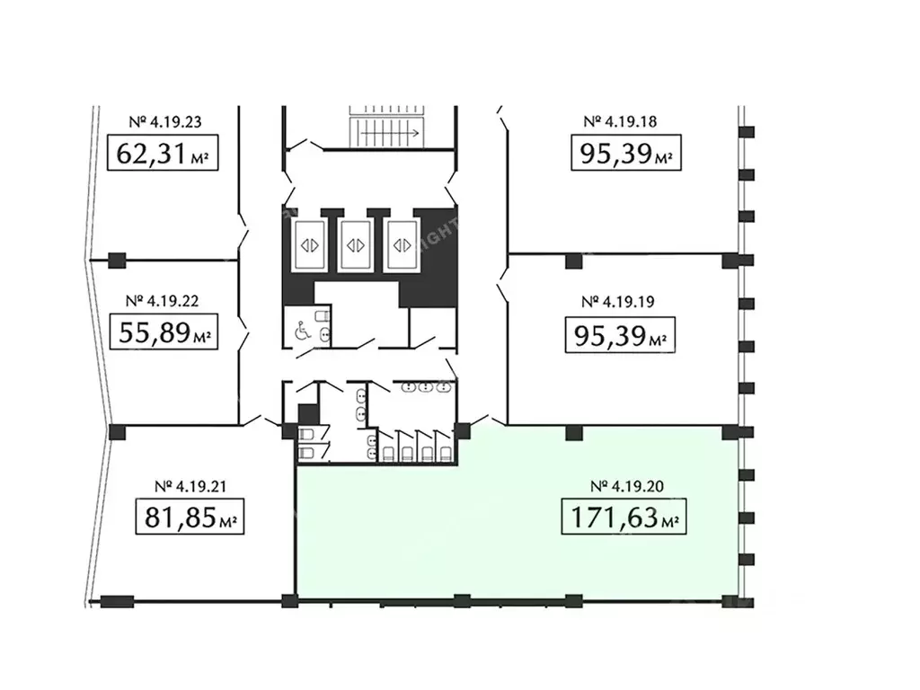 Офис в Санкт-Петербург Левашовский просп., 13И (172 м) - Фото 2