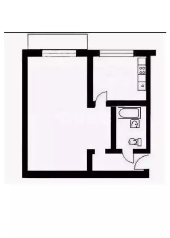 1-к кв. Московская область, Воскресенск Цемгигант мкр, ул. Ленинская, ... - Фото 2
