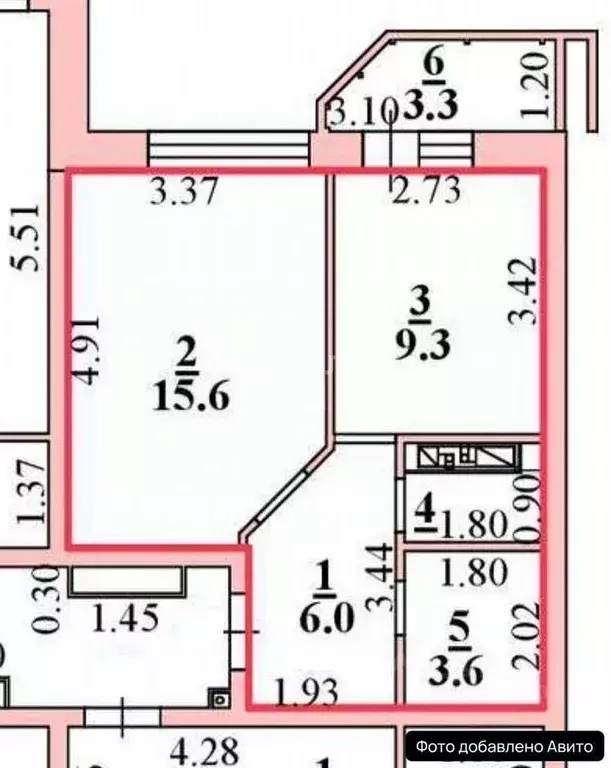 1-к кв. Липецкая область, Липецк Елецкое ш., 7 (39.0 м) - Фото 2