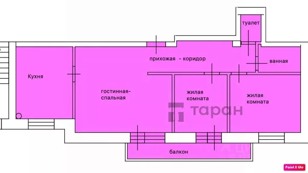 3-к кв. Краснодарский край, Темрюк ул. Анджиевского, 38к2 (80.0 м) - Фото 1