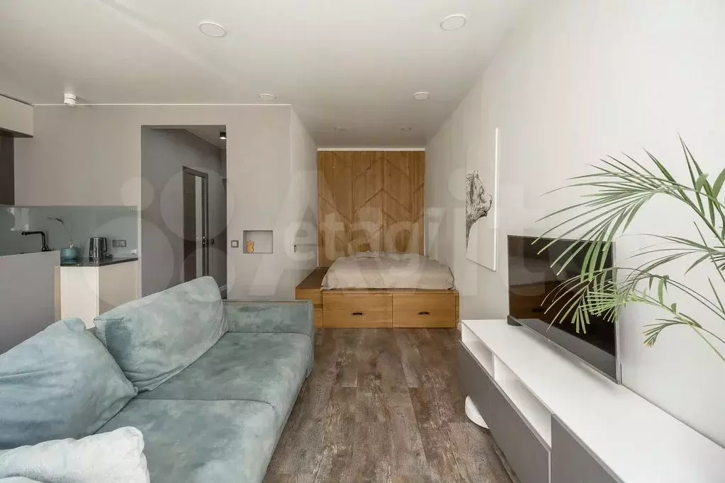 Квартира-студия, 37 м, 11/16 эт. - Фото 1
