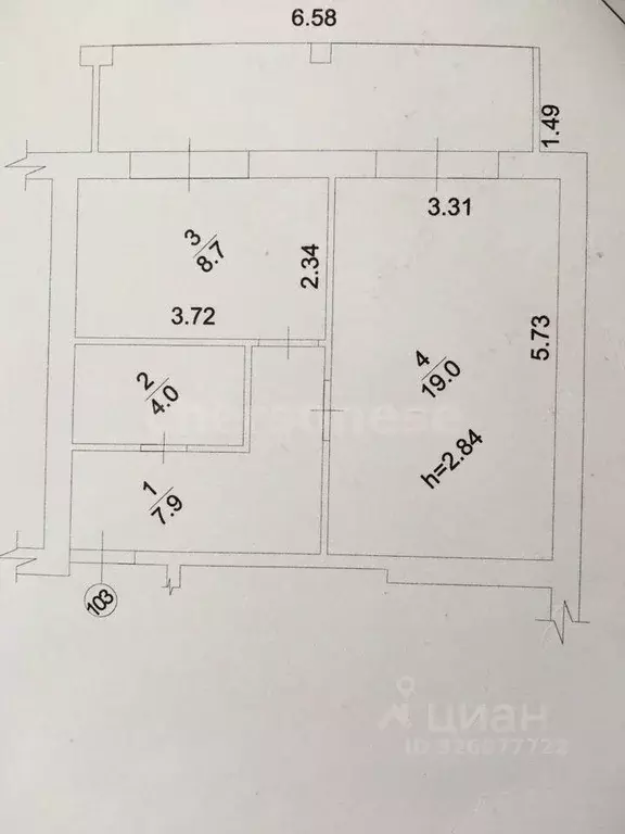 1-к кв. Севастополь просп. Античный, 52 (49.4 м) - Фото 2