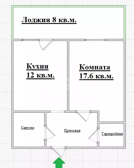 1-к кв. Владимирская область, Владимир Добросельская ул., 188Бк1 (39.0 ... - Фото 1