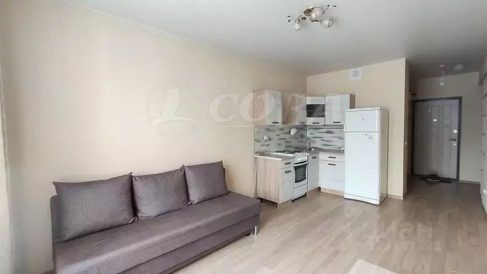 Студия Тюменская область, Тюмень ул. Василия Подшибякина, 21 (24.0 м) - Фото 1