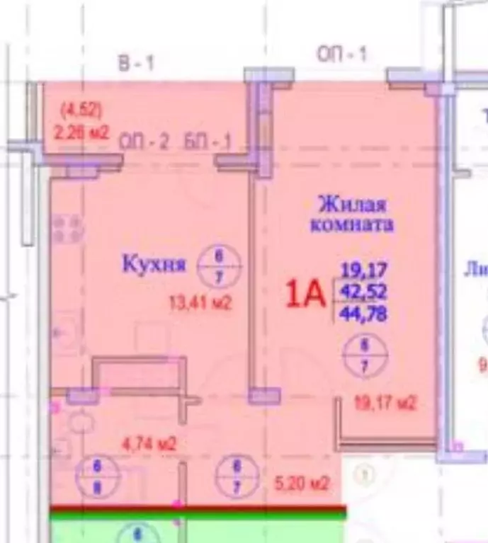 1-к кв. Чувашия, Чебоксары ул. Афанасьева, 14 (43.0 м) - Фото 0